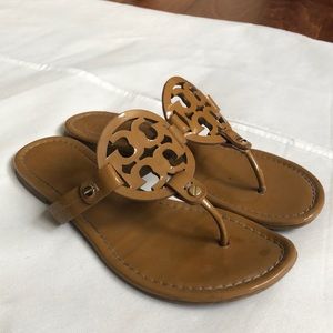 Tory Burch Miller Sandal in Tan